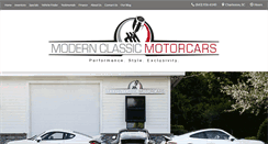 Desktop Screenshot of modernclassicmotorcars.com